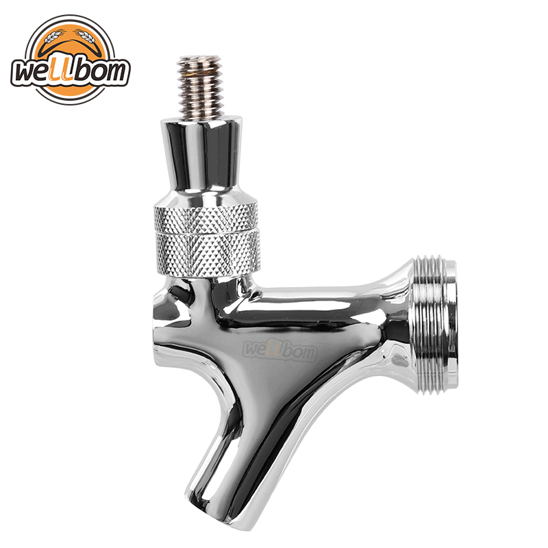 Stainless Steel Draft Beer Faucet Polised Beer Faucet for Keg Tap Tower Beer Shank and Homebrew,New Products : wellbom.com